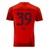Virallinen pelipaita FC Bayern München Mathys Tel 39 Koti 2024-25 Lyhythihainen - Miesten